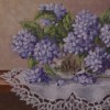 artist anna lowther painting hydrangea
