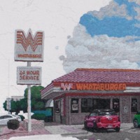 Colin Chillag Artist Whataburger Painting