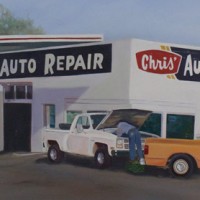 Suzanne M. Falk Auto Repair Painting Artist