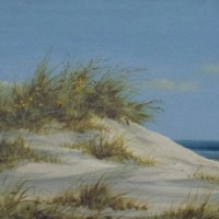Suzy Aalund Painting Beach Scene Artist